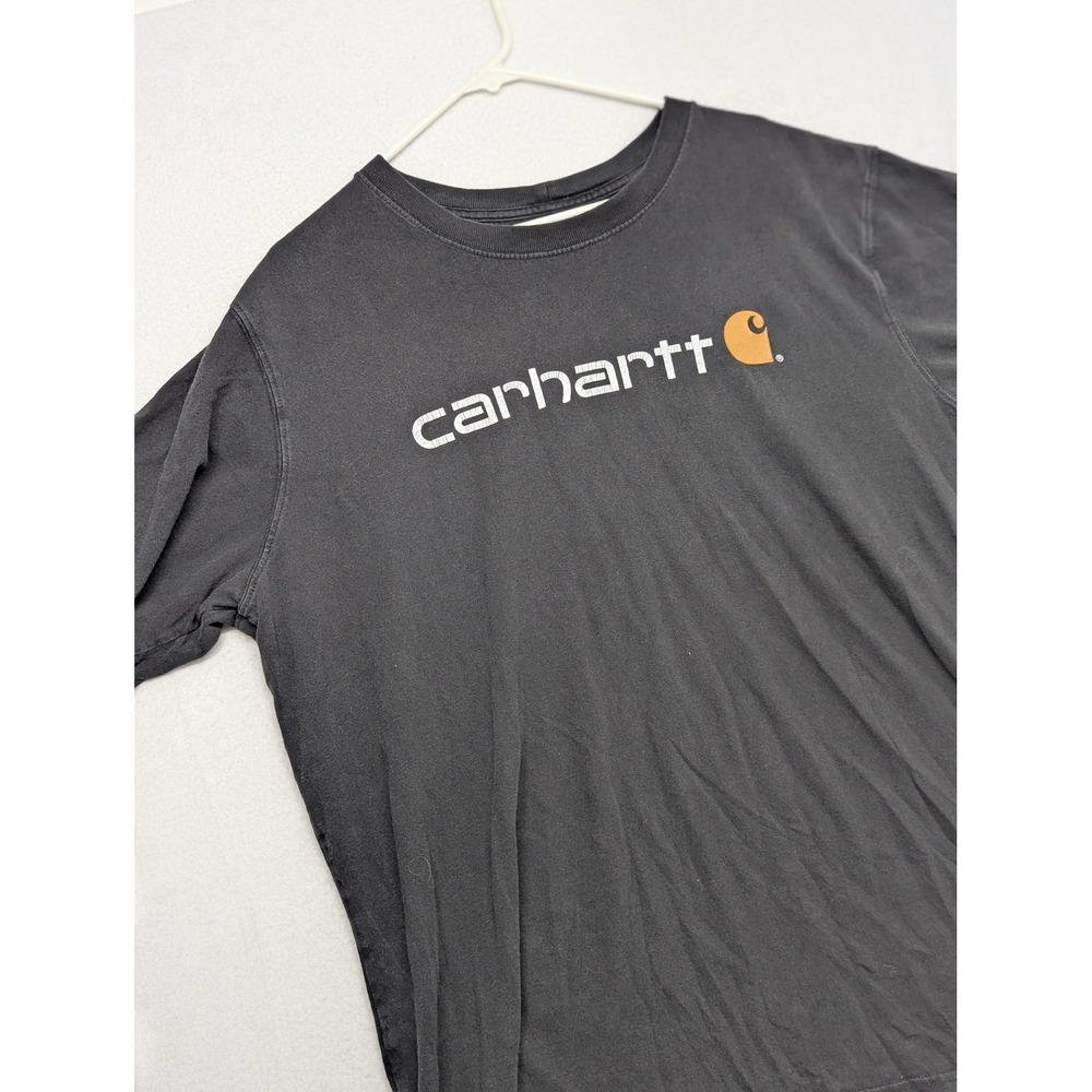 Carhartt Mens Relaxed Fit Graphic Logo Short Sleeve T-Shirt Black XL 0784